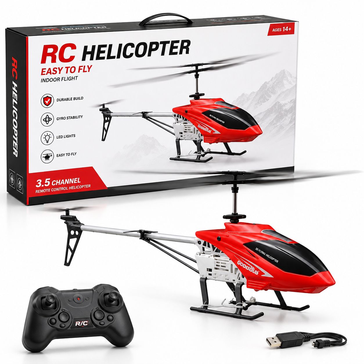 RC 72 Flying Helicopter
