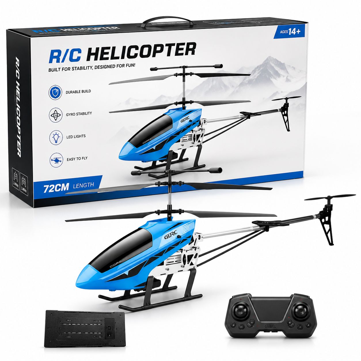 RC 72 Flying Helicopter